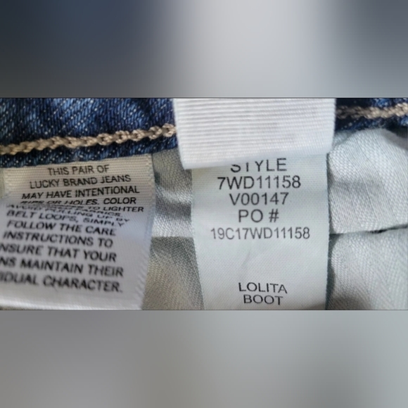 *SOLD* Lucky Brand Jeans Lolita Boot 4/27 - Picture 5 of 10